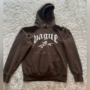 VAGUE Streetwear Brown Hoodie